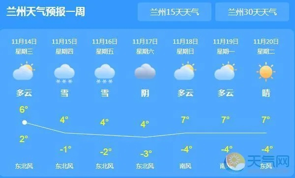 兰州未来15天穿衣建议（甘肃未来15天天气查询）