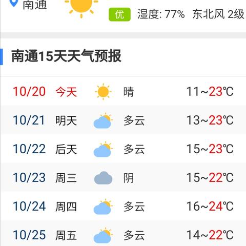 天气预报一周天气全国（天气预报15天当地天气下载）
