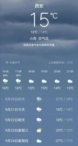 西安天气预报15天查询（西安近天气预报15天气预报）