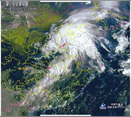 中国天气预报卫星云图（24小时全国降雨云图）